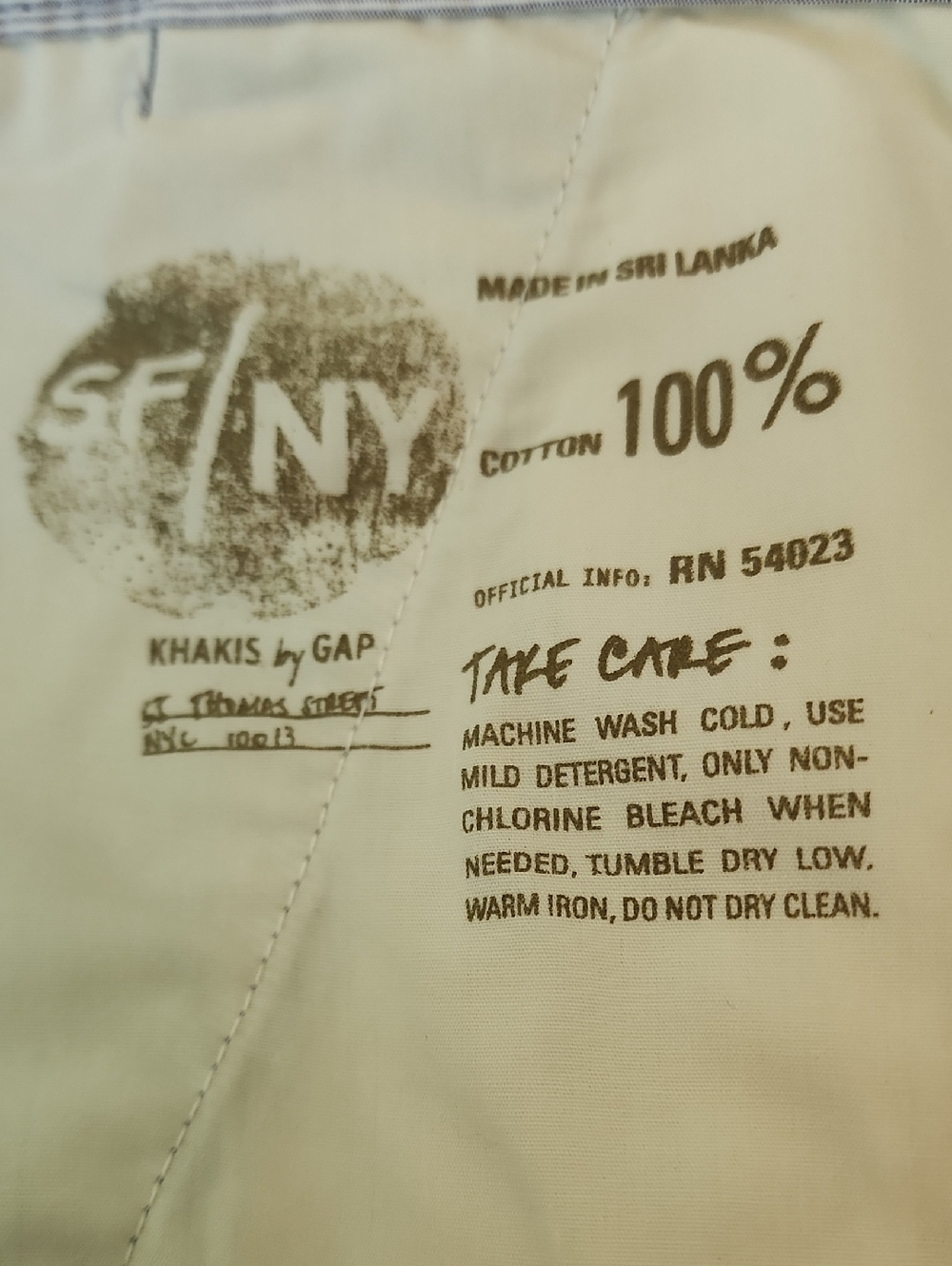 GAP Slacks - Picture 3 of 3